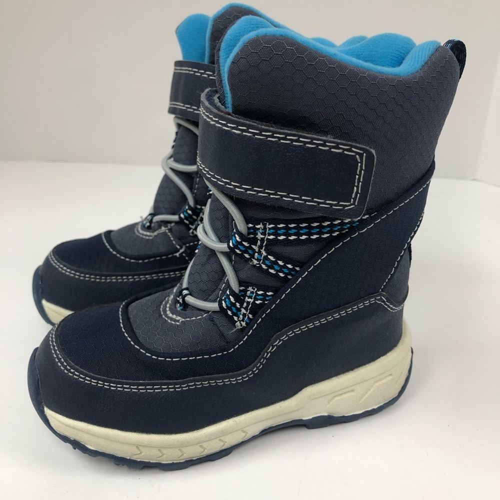 Carter’s Winter Boots Blue Boys Sz 8